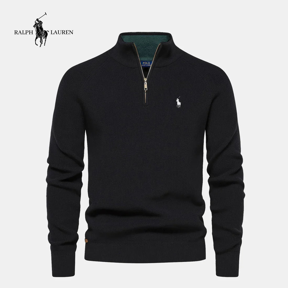 Half-Zip Wool Sweater
