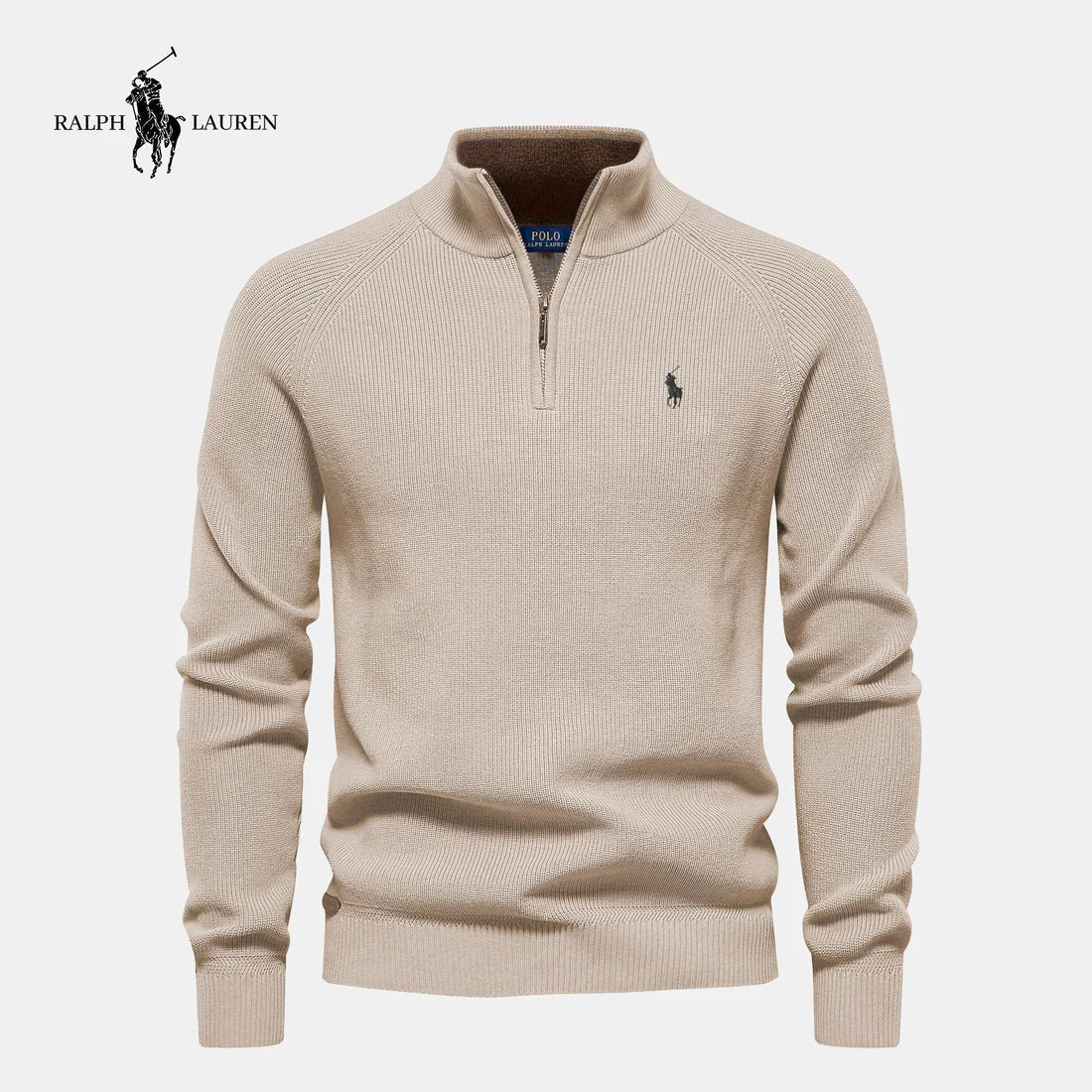 Half-Zip Wool Sweater