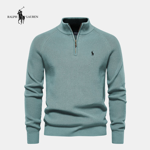 Half-Zip Wool Sweater